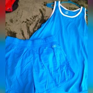 VICTORIA SECRET PINK BRAND OUTFIT TANK AND SHORTS